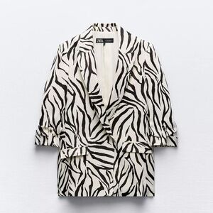 Animal Print Blazer Size Small